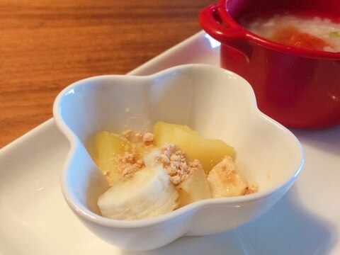 離乳食中期 さつまいもとバナナのきな粉和え レシピ 作り方 By Sato 楽天レシピ 離乳食中期 さつまいもとバナナのきな粉和え レシピ 作り方 By Sato 楽天レシピ